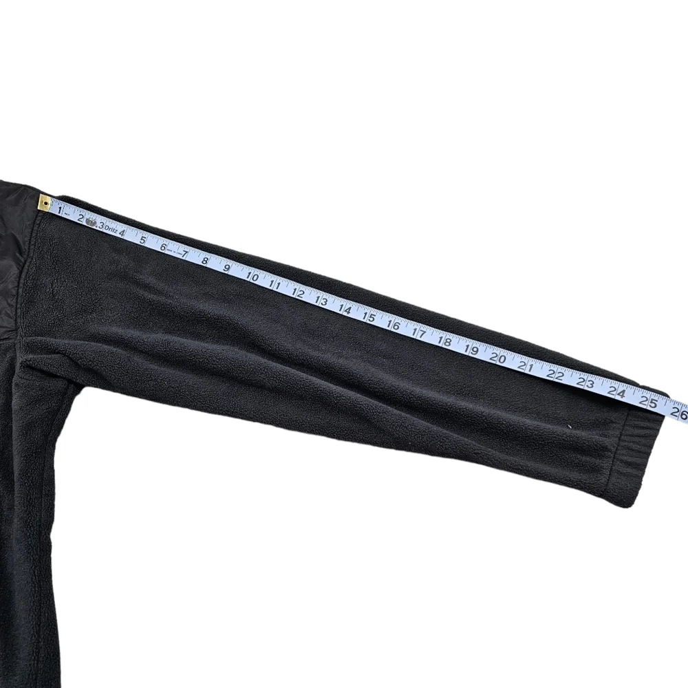 Columbia Fleece Jacket Men's Size Medium Full Zip Black Mount Grant Tech